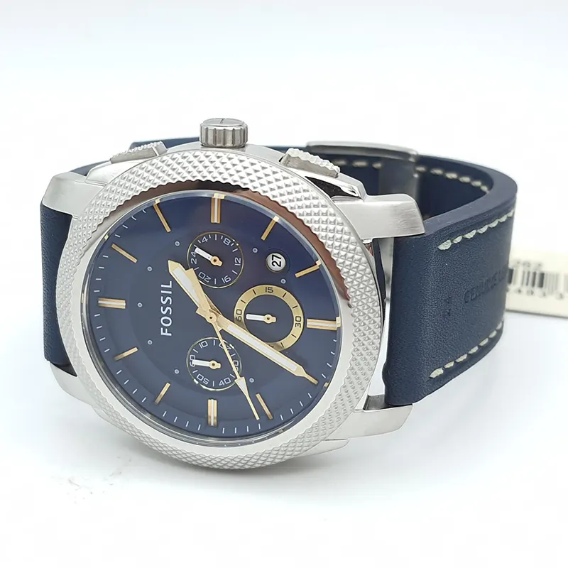 Fossil Machine Quartz Chronograph Blue Dial Men's Watch- FS5262